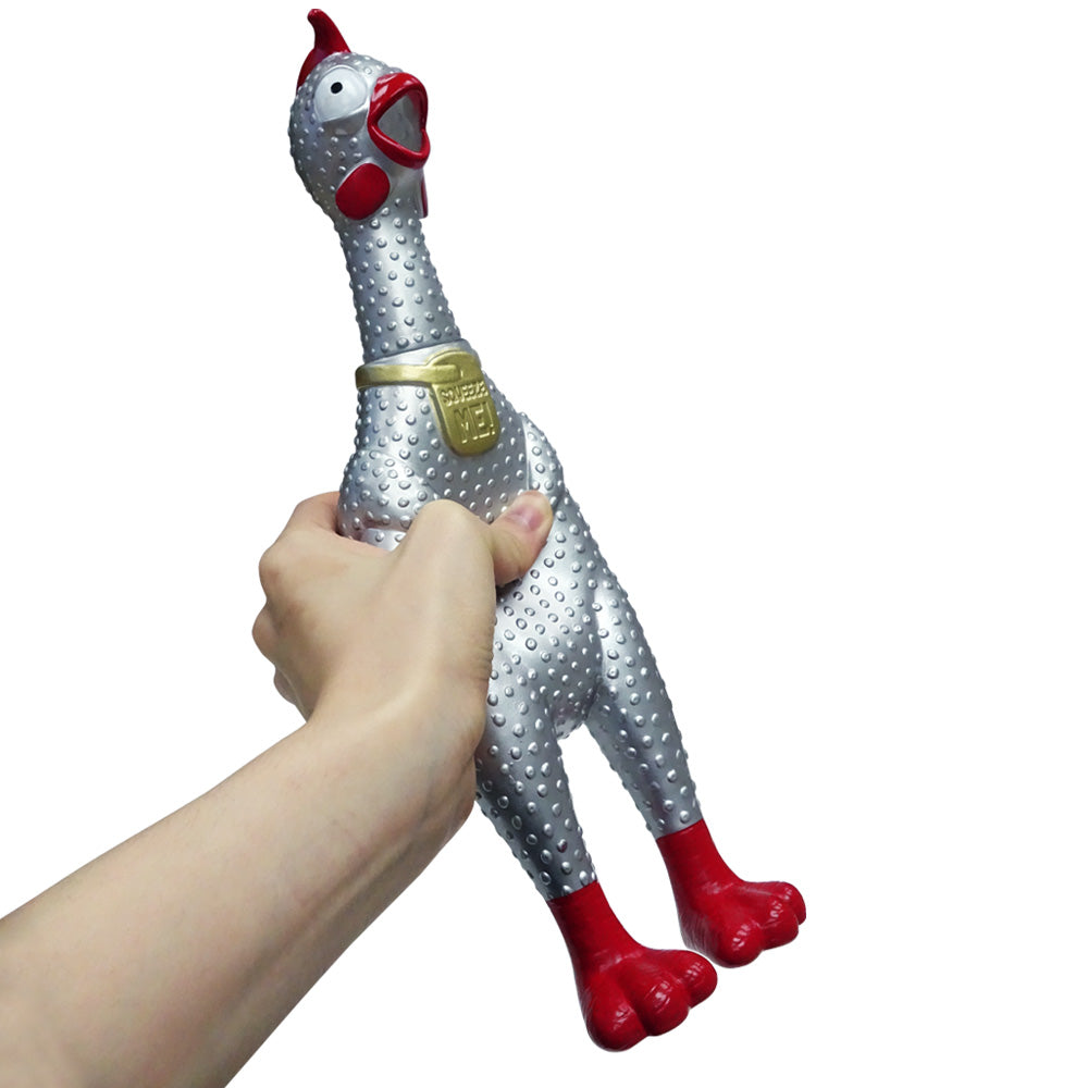 Squeeze Me Gold & Silver Chicken